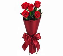 Букет 5 Красных роз Эдлесс Лав в Лениногорске