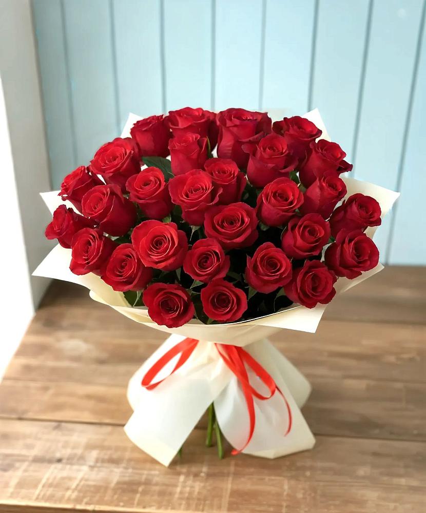 Букет 29 Красных роз в Лениногорске