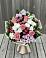 Букет цветов из: Альстромерии, Гвоздики, Розы и Хризантемы в Лениногорске