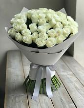 Букет 35 Белых роз в Лениногорске