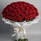 Букет 101 Красная роза Блэк Мэджик в Лениногорске