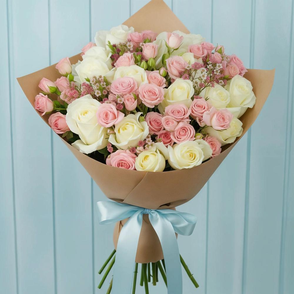 Букет цветов из: Розы в Лениногорске