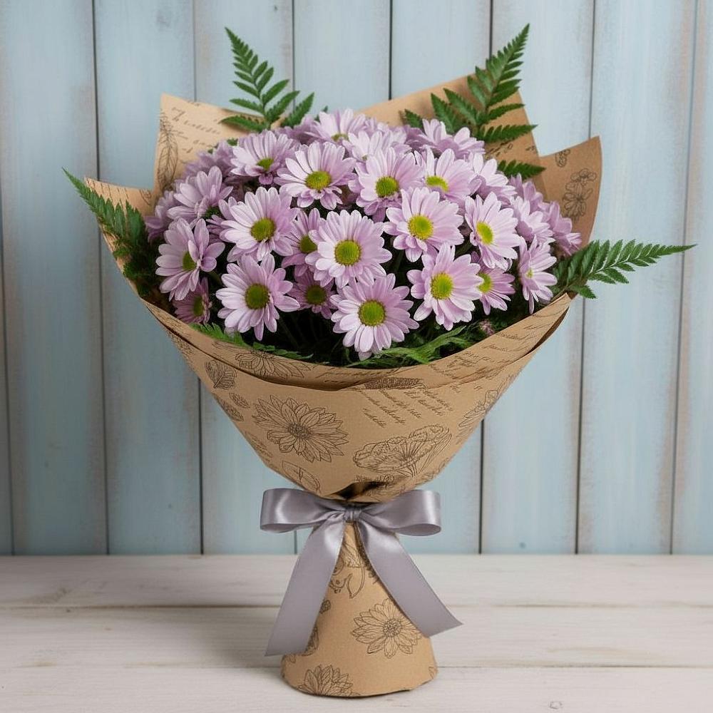 Букет цветов из: Хризантемы в Лениногорске