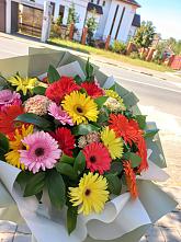 Букет цветов из:  Герберы #REPLACE_PRED# Лениногорске