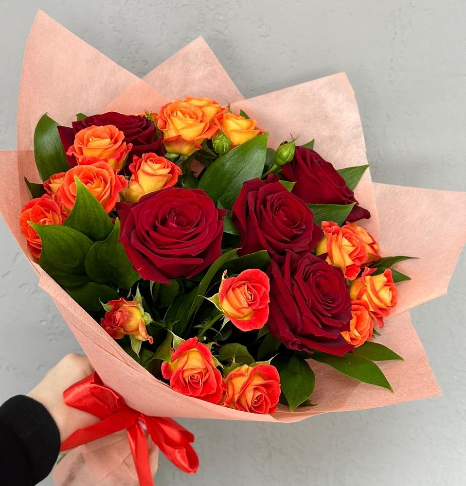 Букет Любовь и восторг в Лениногорске