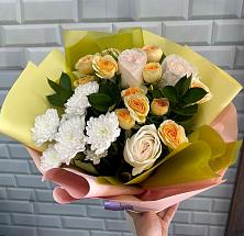 Букет цветов из:  Розы и Хризантемы #REPLACE_PRED# Лениногорске