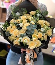 Букет цветов из:  Розы и Лизиантусы #REPLACE_PRED# Лениногорске