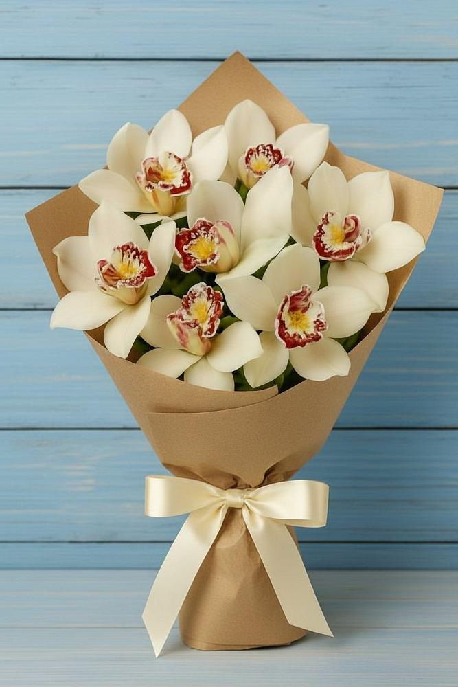 Букет цветов из: Орхидеи и Розы в Лениногорске